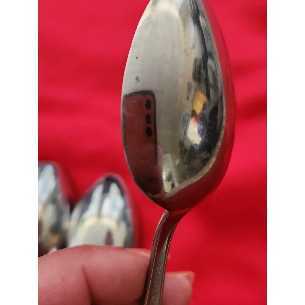 7 Teaspoons Tea Center Ridge NSCO National Stainless Sequel 6 1/8